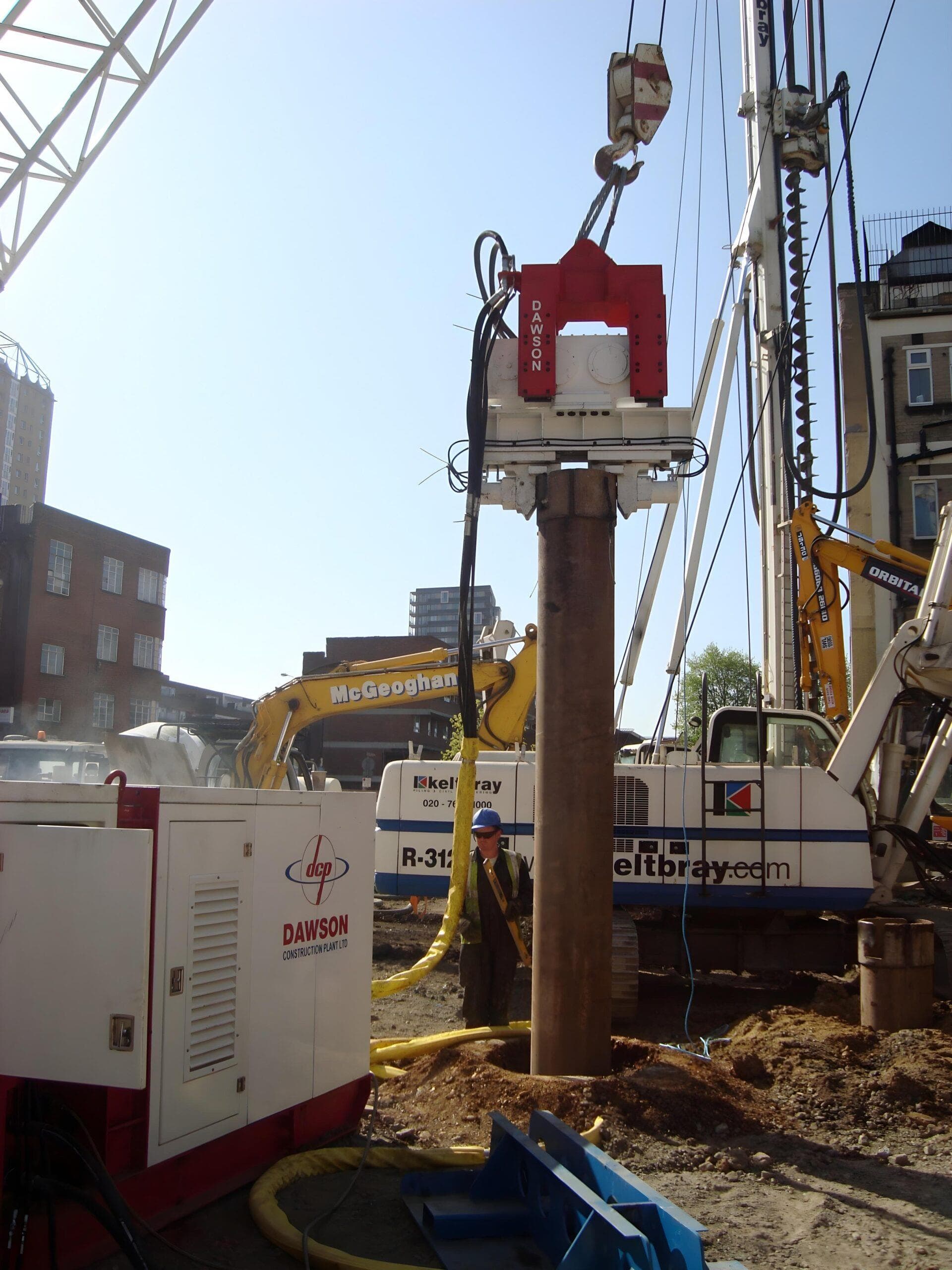Crane Suspended Vibrators - Dawson Construction